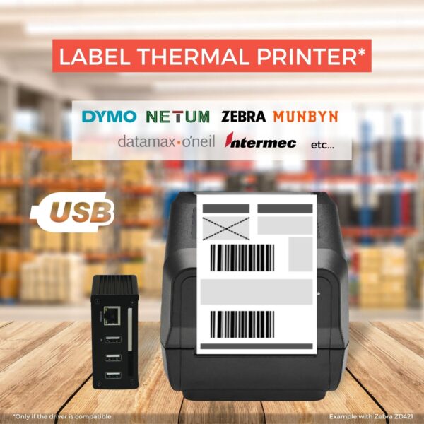 compatible label thermal printer zebra