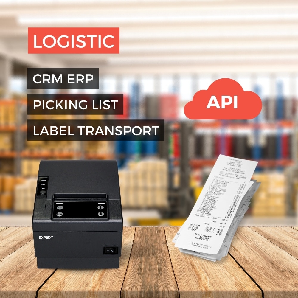 Receipt Printer Uber Eats GrubHub DoorDash Foodpanda Smood Bluetooth WiFi LAN