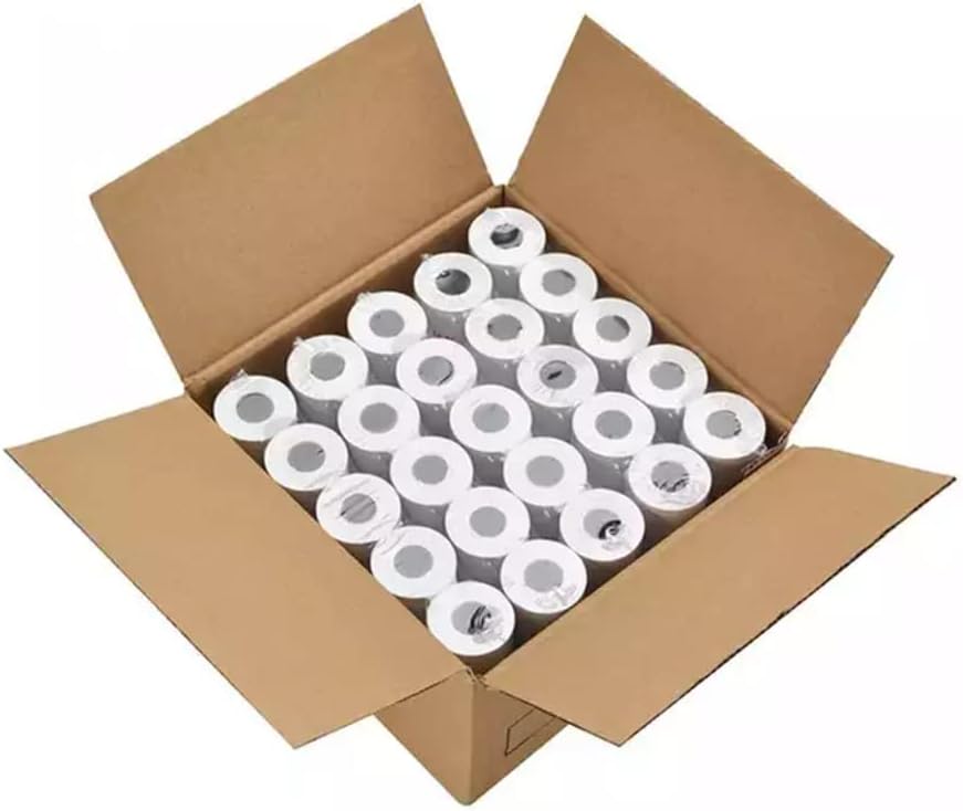 50 Rolls Paper 57x40x12 18m TPE Payment terminal Credit card receipt Bisphenol A free
