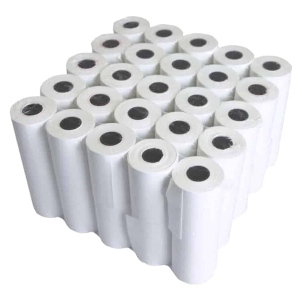 50 Rolls Paper 57x40x12 18m TPE Payment terminal Credit card receipt Bisphenol A free